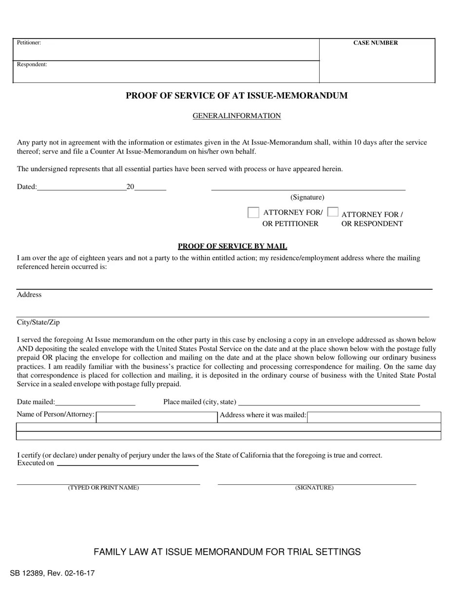Form SB12389 Fill Out, Sign Online and Download Fillable PDF, County