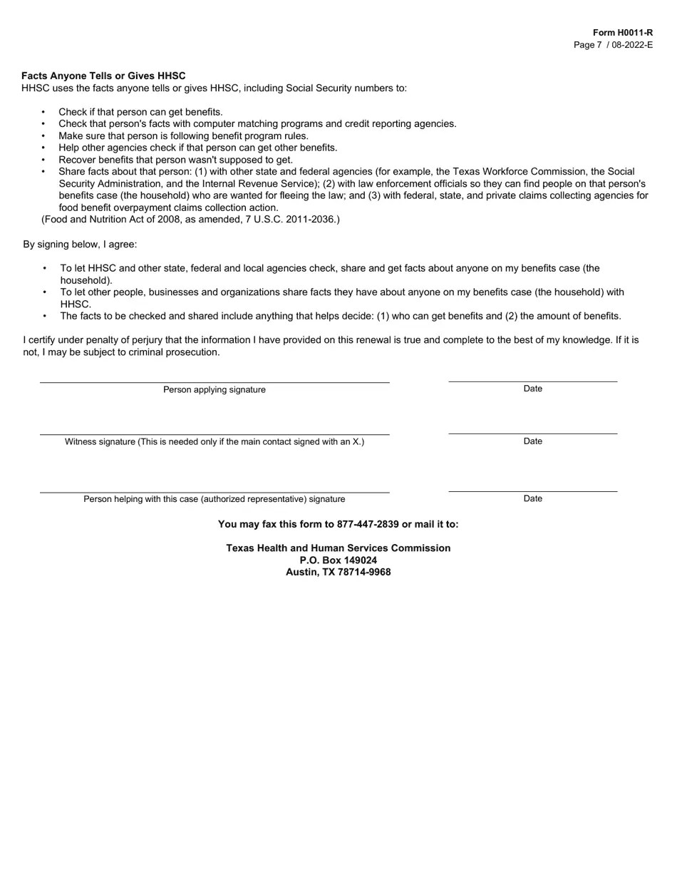 Form H0011R Download Fillable PDF or Fill Online Texas Simplified