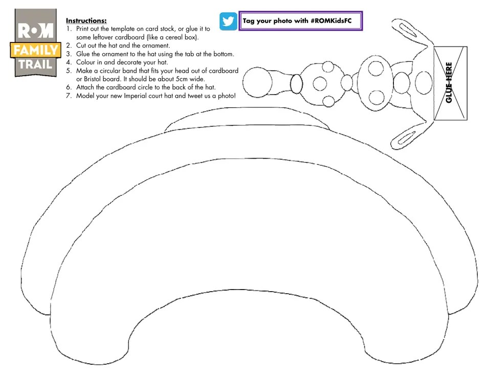 Paper Hat Template Download Printable PDF Templateroller