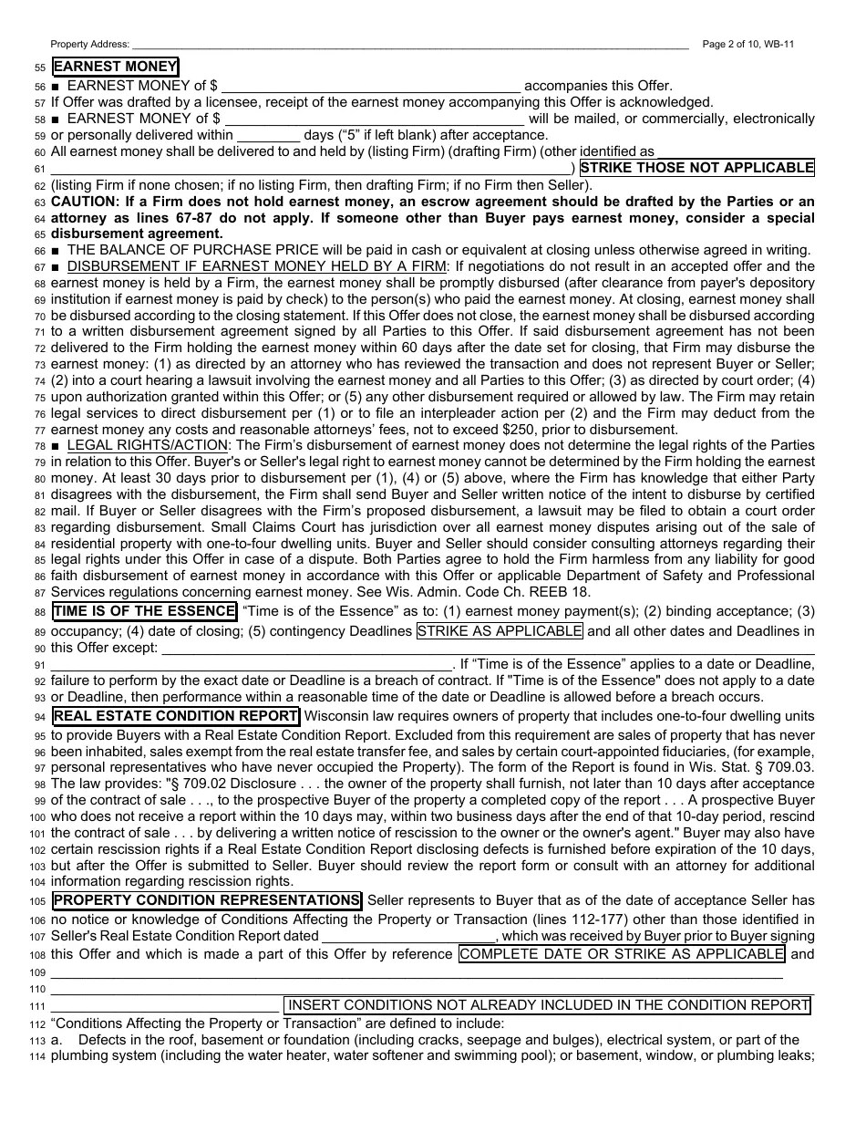 Form WB11 Fill Out, Sign Online and Download Printable PDF