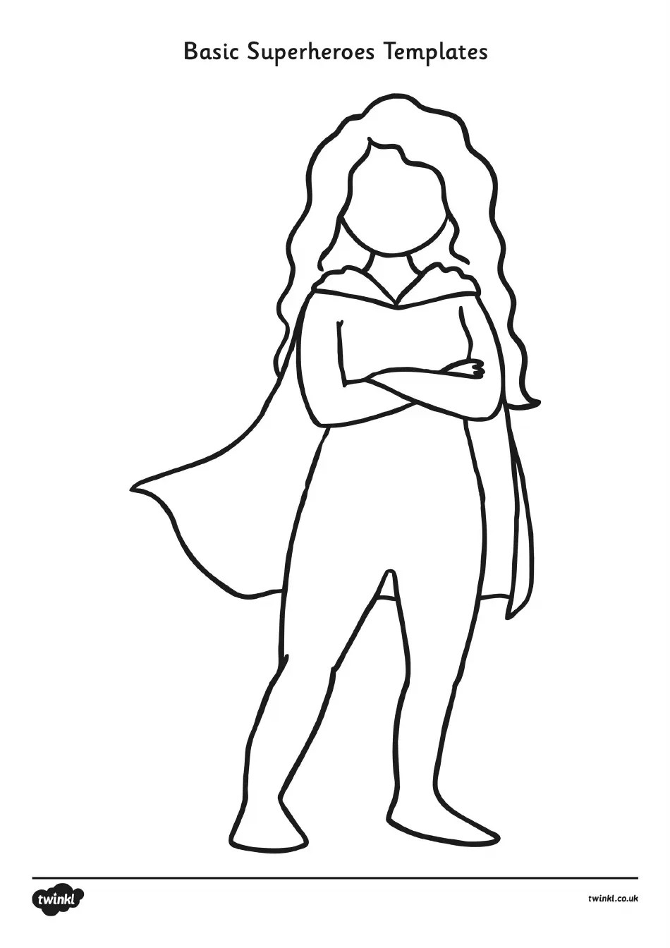 Basic Superhero Templates Download Printable PDF Templateroller(09)