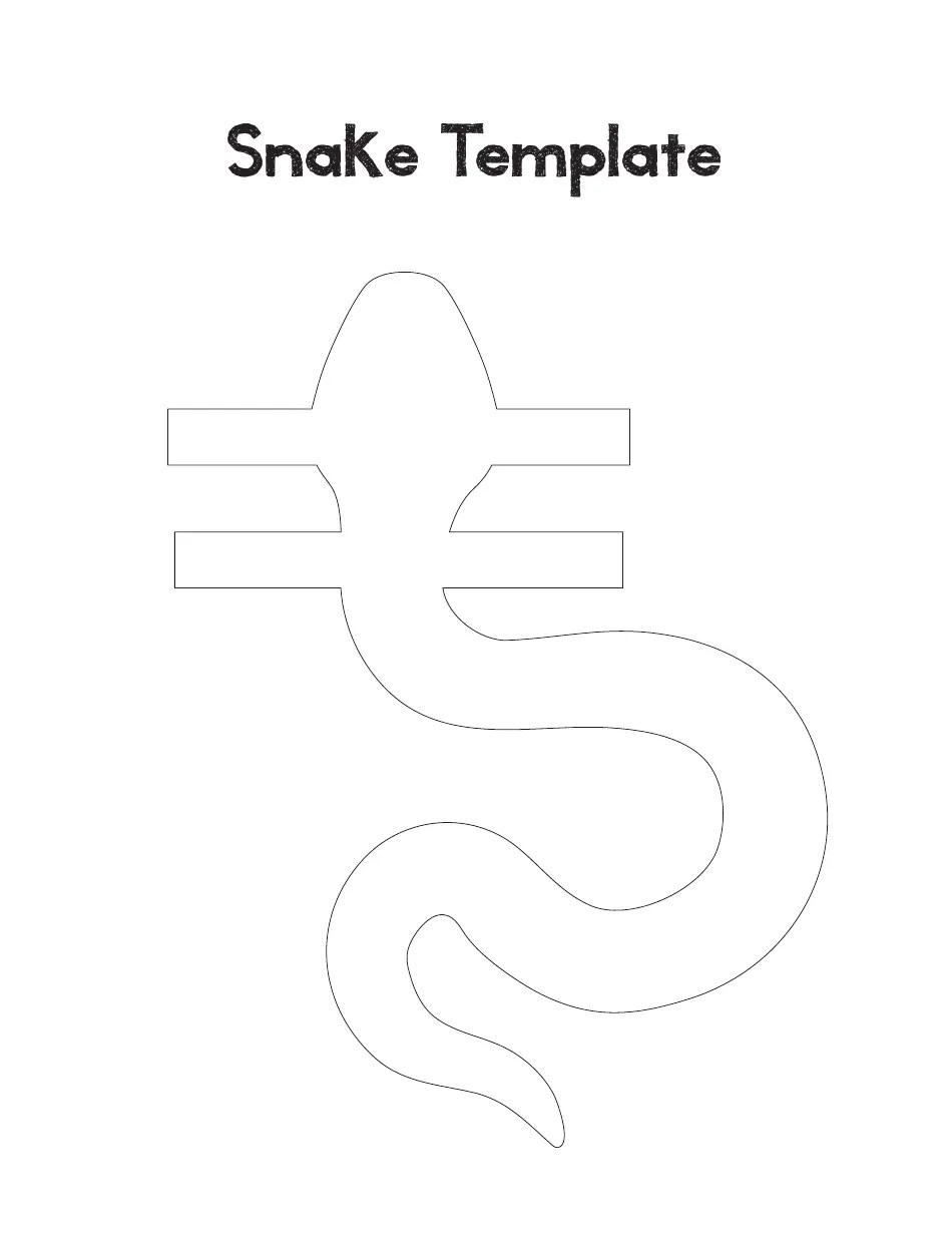 Silly Snake Finger Puppet Template Download Printable PDF Templateroller