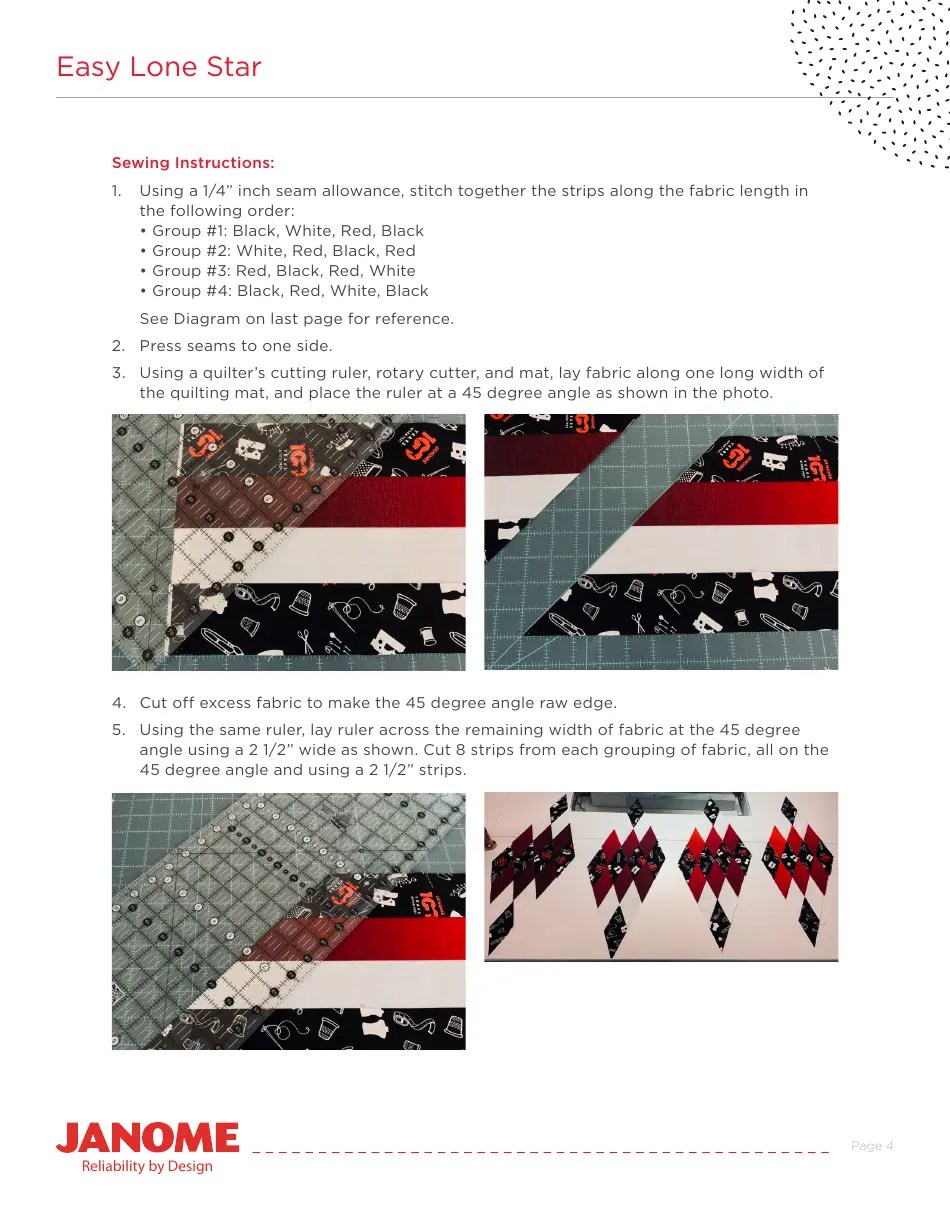 Lone Star Quilt Pattern Download Printable PDF Templateroller