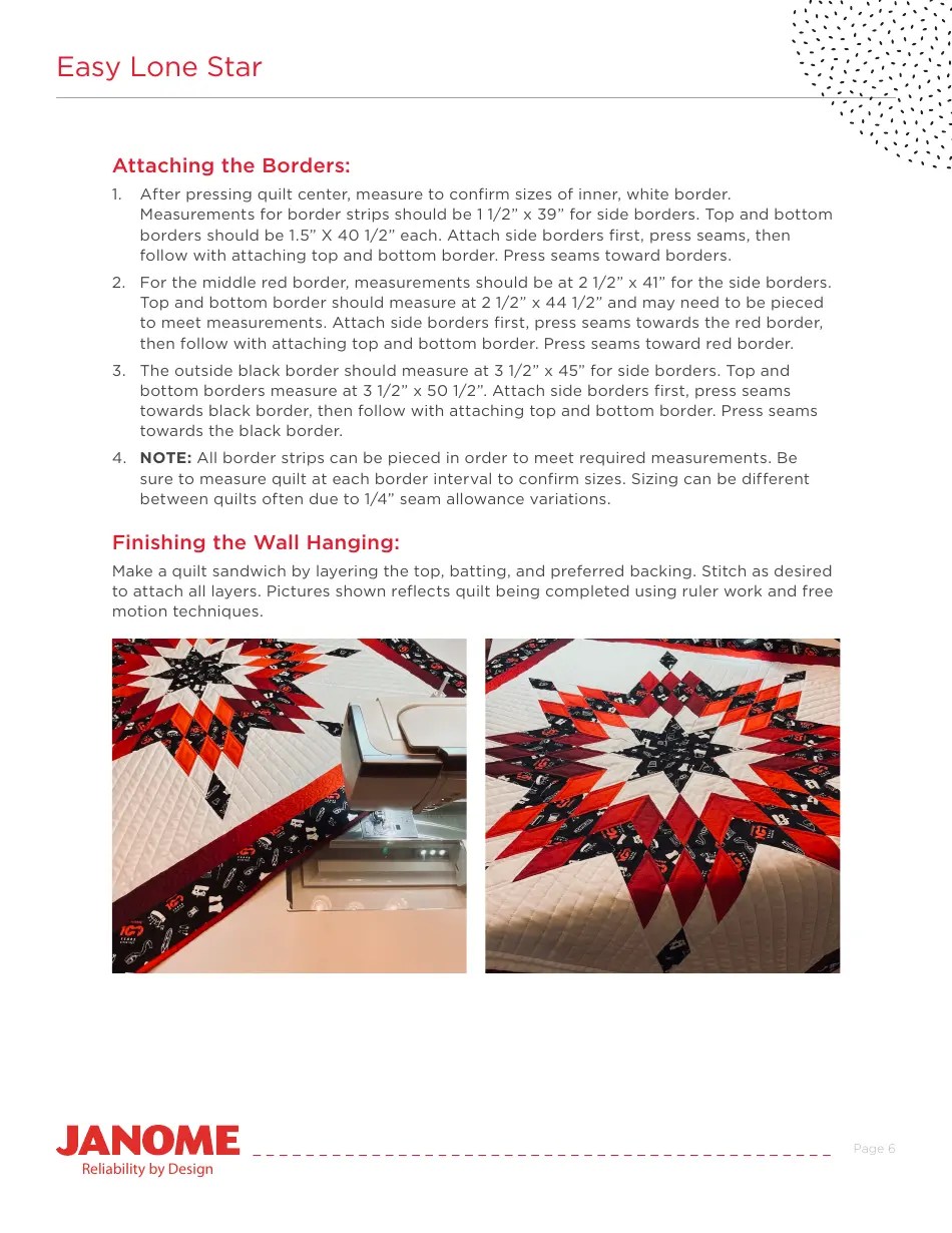 Lone Star Quilt Pattern Download Printable PDF Templateroller