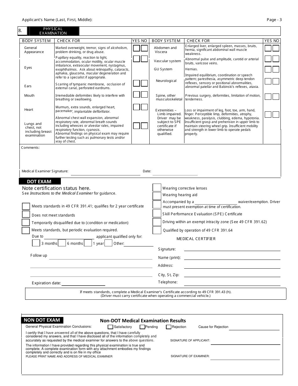 Medical Examination Report Template Fill Out, Sign Online and
