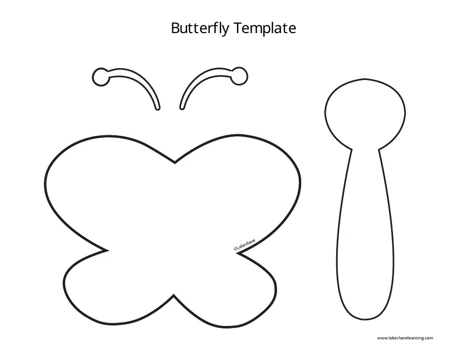 Butterfly Template Download Printable PDF | Templateroller