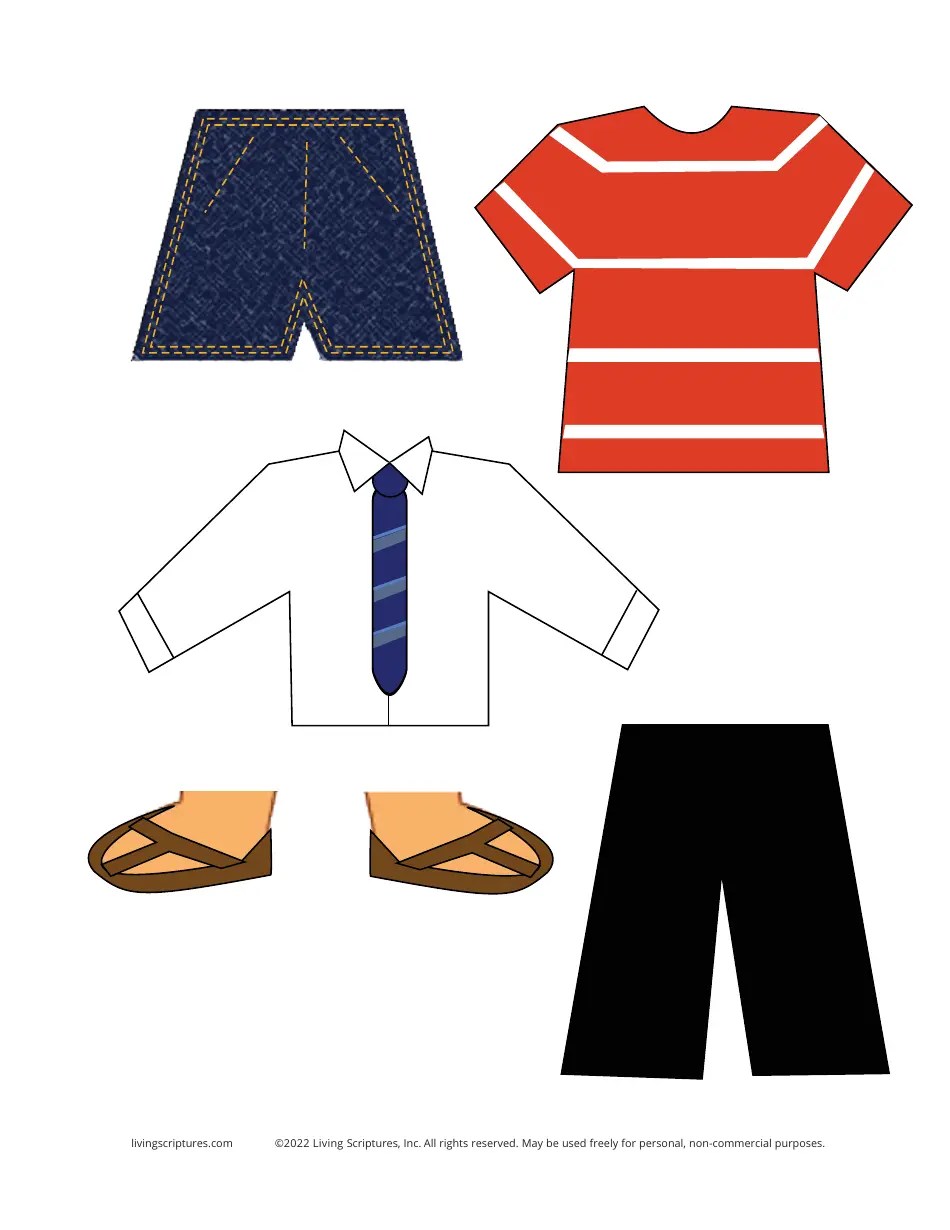 Boy and Girl Paper Doll Templates Download Printable PDF Templateroller