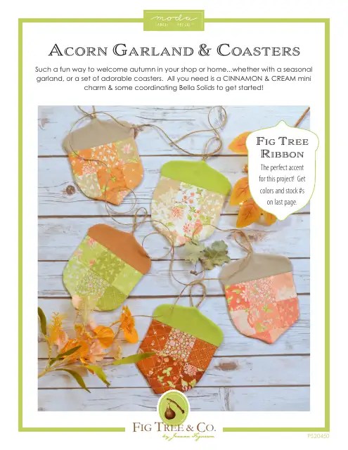 Acorn Pattern Template Download Printable PDF | Templateroller