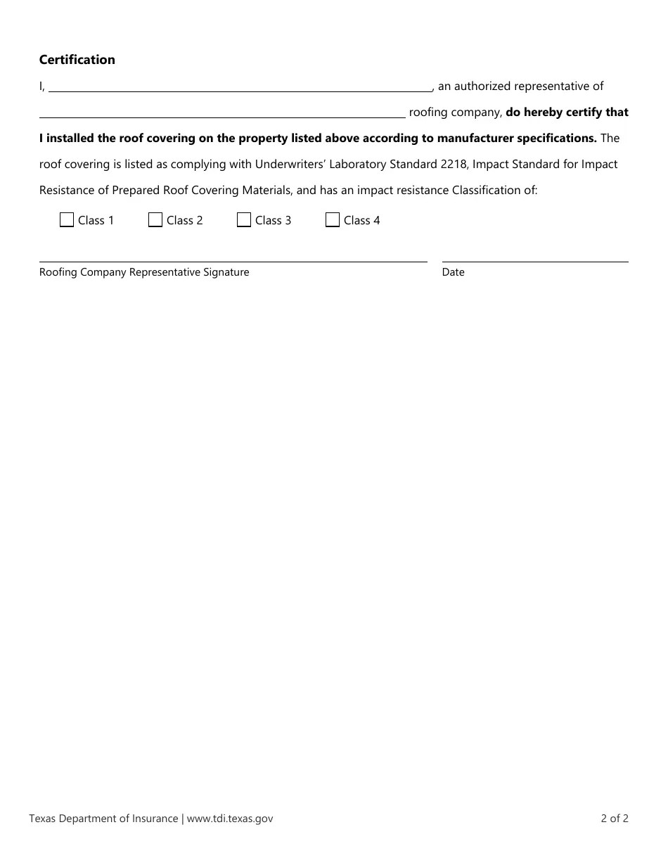 Form PC068 Download Fillable PDF or Fill Online ImpactResistant