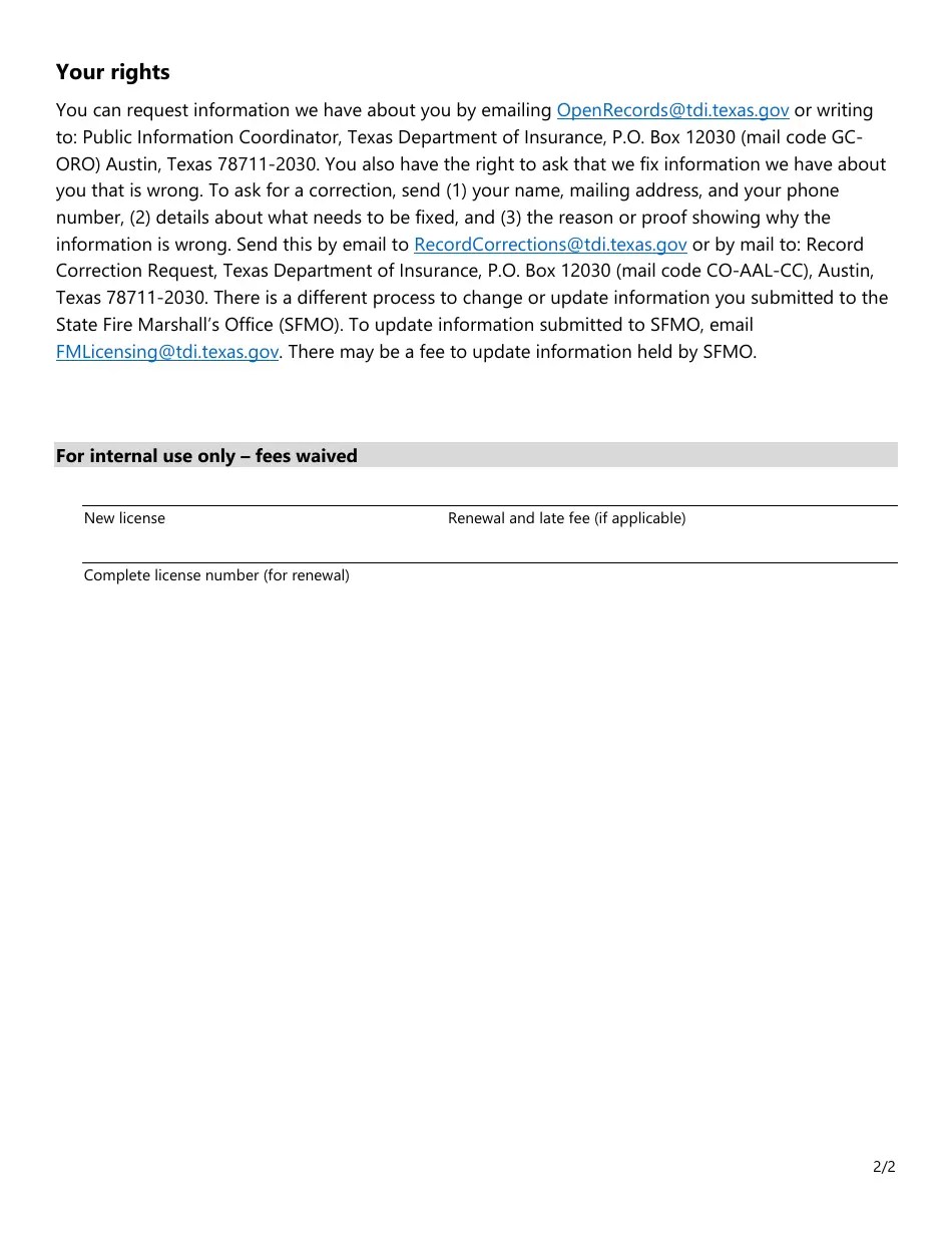 Form SF265 Download Fillable PDF or Fill Online Licensing Fee Exemption