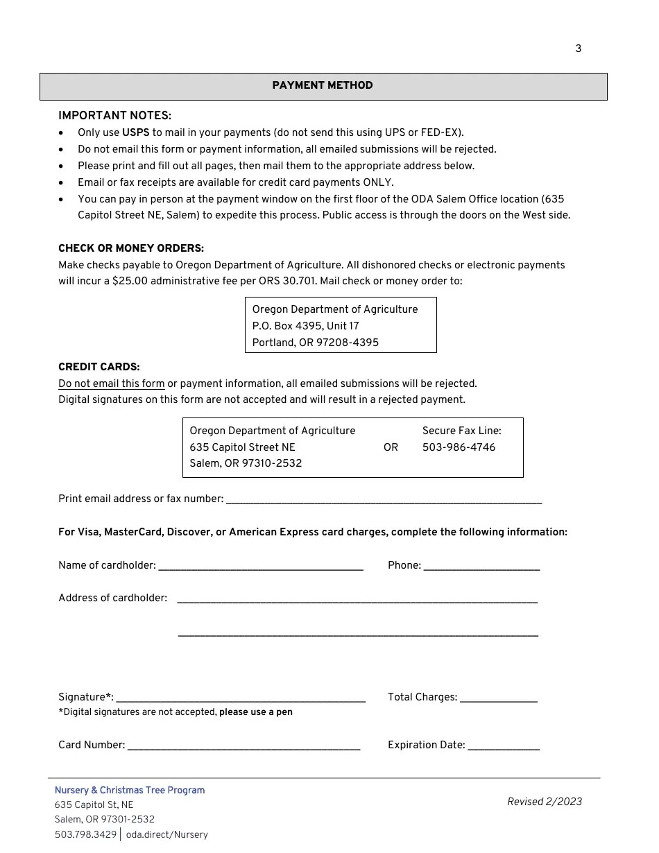 2024 Oregon Nursery License Renewal Form Fill Out, Sign Online and Download PDF Templateroller