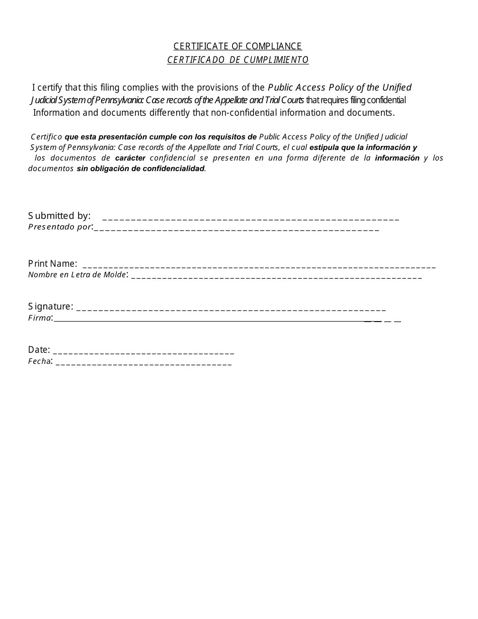 Luzerne County, Pennsylvania Motion and Order for Continuance Civil