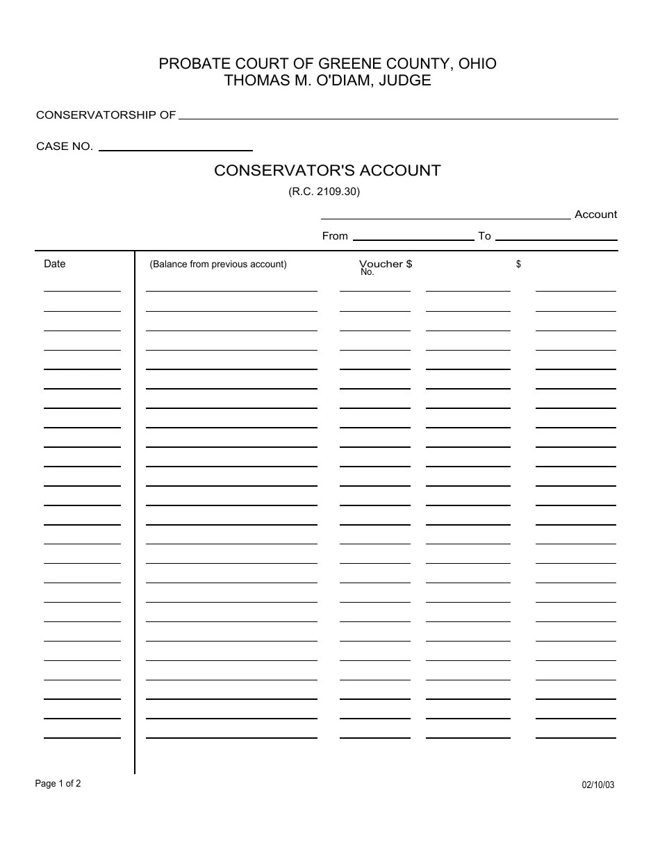 Form 20.8 Fill Out, Sign Online and Download Printable PDF, Greene County, Ohio Templateroller