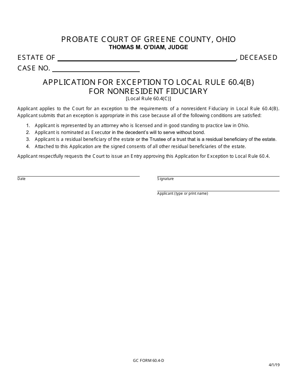 GC Form 60.4D Fill Out, Sign Online and Download Fillable PDF