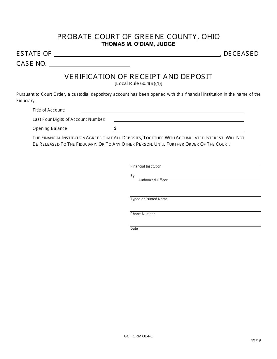 GC Form 60.4C Fill Out, Sign Online and Download Fillable PDF