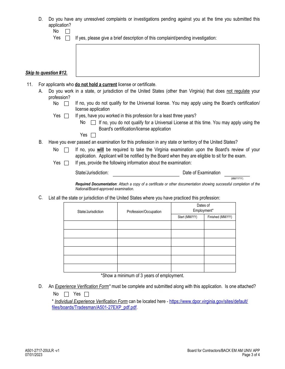 Form A501271720ULR Fill Out, Sign Online and Download Fillable PDF