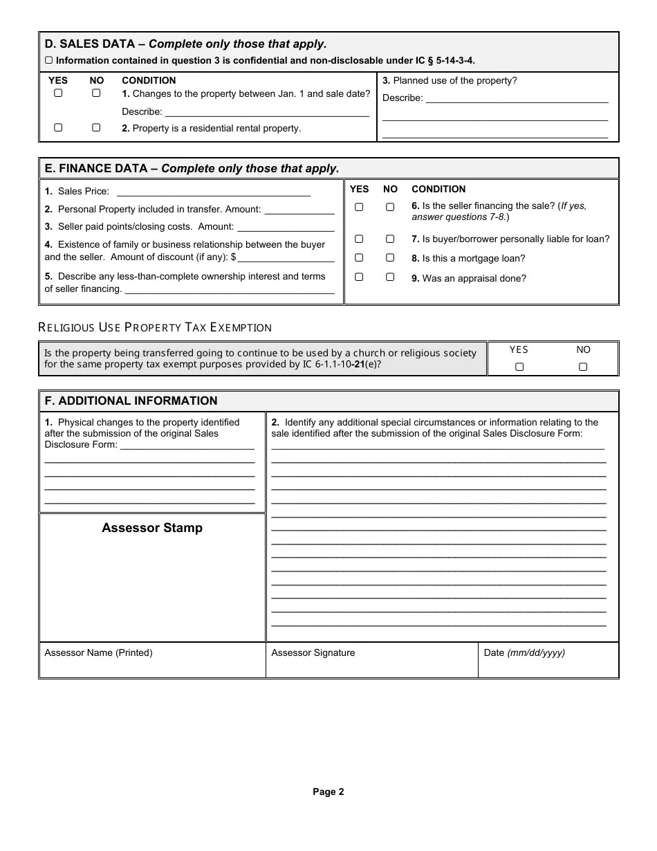 State Form 57017 Fill Out, Sign Online and Download Fillable PDF, Indiana Templateroller