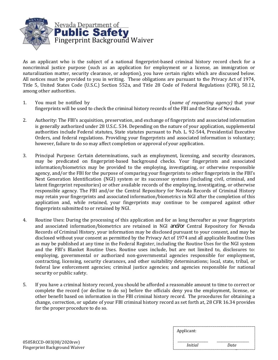 Form 544 Fill Out, Sign Online and Download Fillable PDF, Nevada