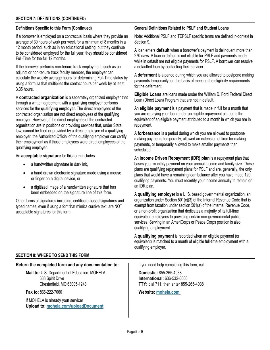 Public Service Loan (Pslf) & Temporary Expanded Pslf