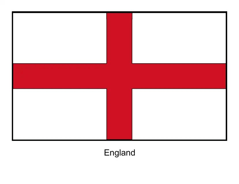England Flag Template Download Printable PDF Templateroller