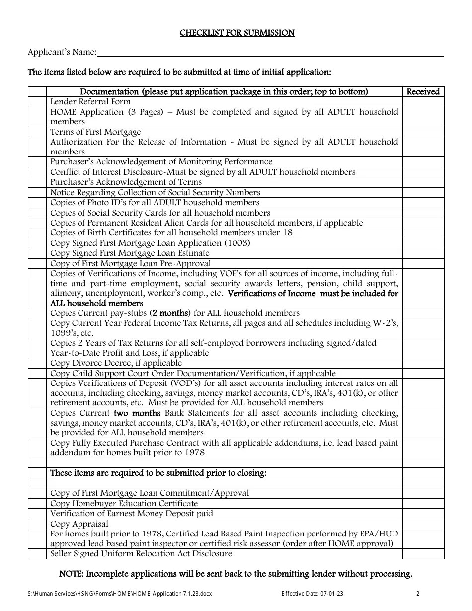 Lee County, Florida Home Down Payment Assistance Application Fill Out, Sign Online and