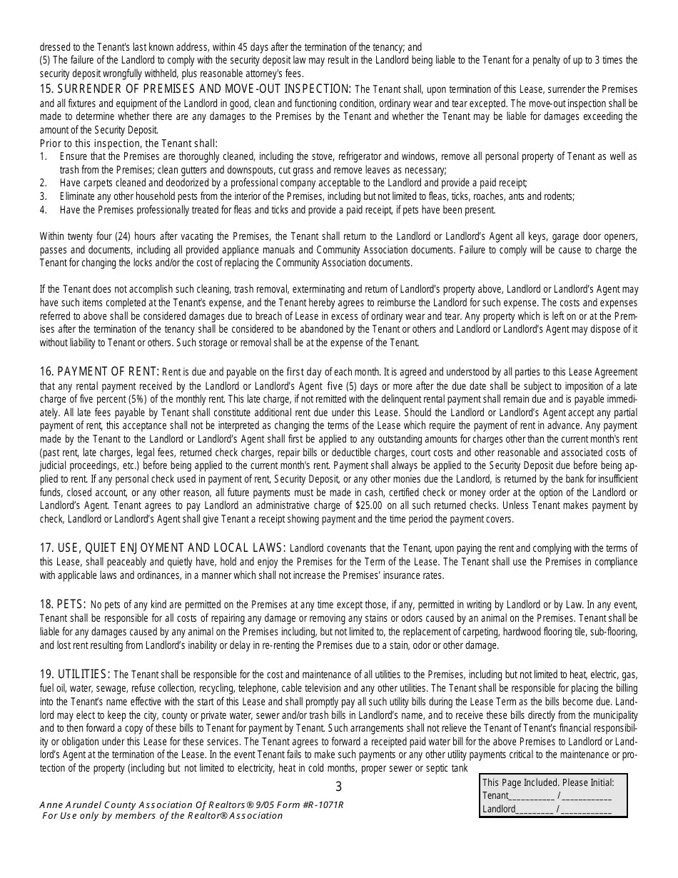 Form R1071R Fill Out, Sign Online and Download Printable PDF, Anne