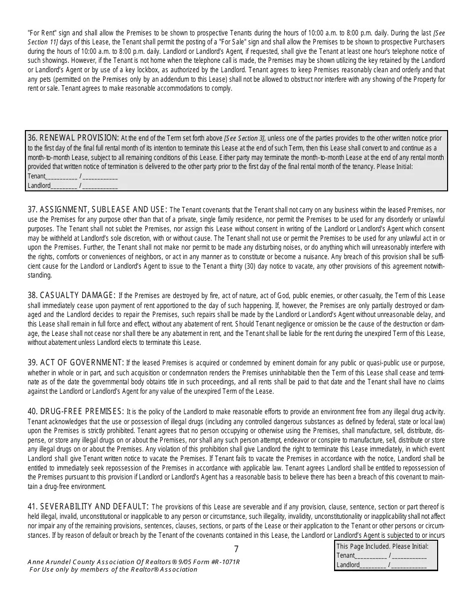 Form R1071R Fill Out, Sign Online and Download Printable PDF, Anne