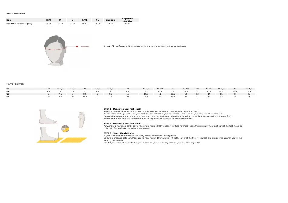 Sportswear Size Chart - Columbia Download Printable PDF | Templateroller