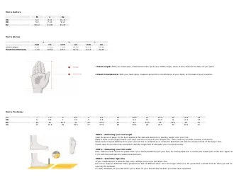 Clothing Size Charts - the North Face Download Printable PDF