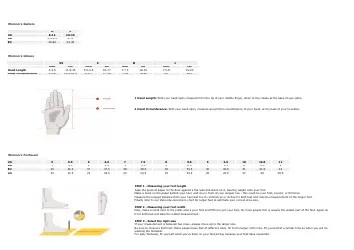 Clothing Size Charts - the North Face Download Printable PDF