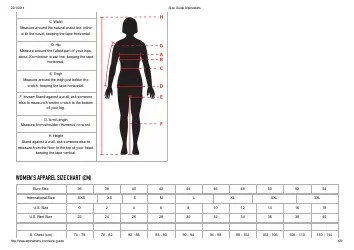 Alpine Footwear and Apparel Ski Size Chart Download Printable PDF