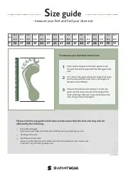 Shoe Size Measuring Chart (UK Size) Download Printable PDF | Templateroller