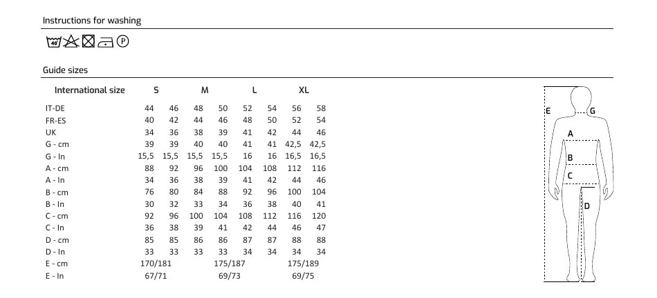International Size Chart Download Printable PDF | Templateroller