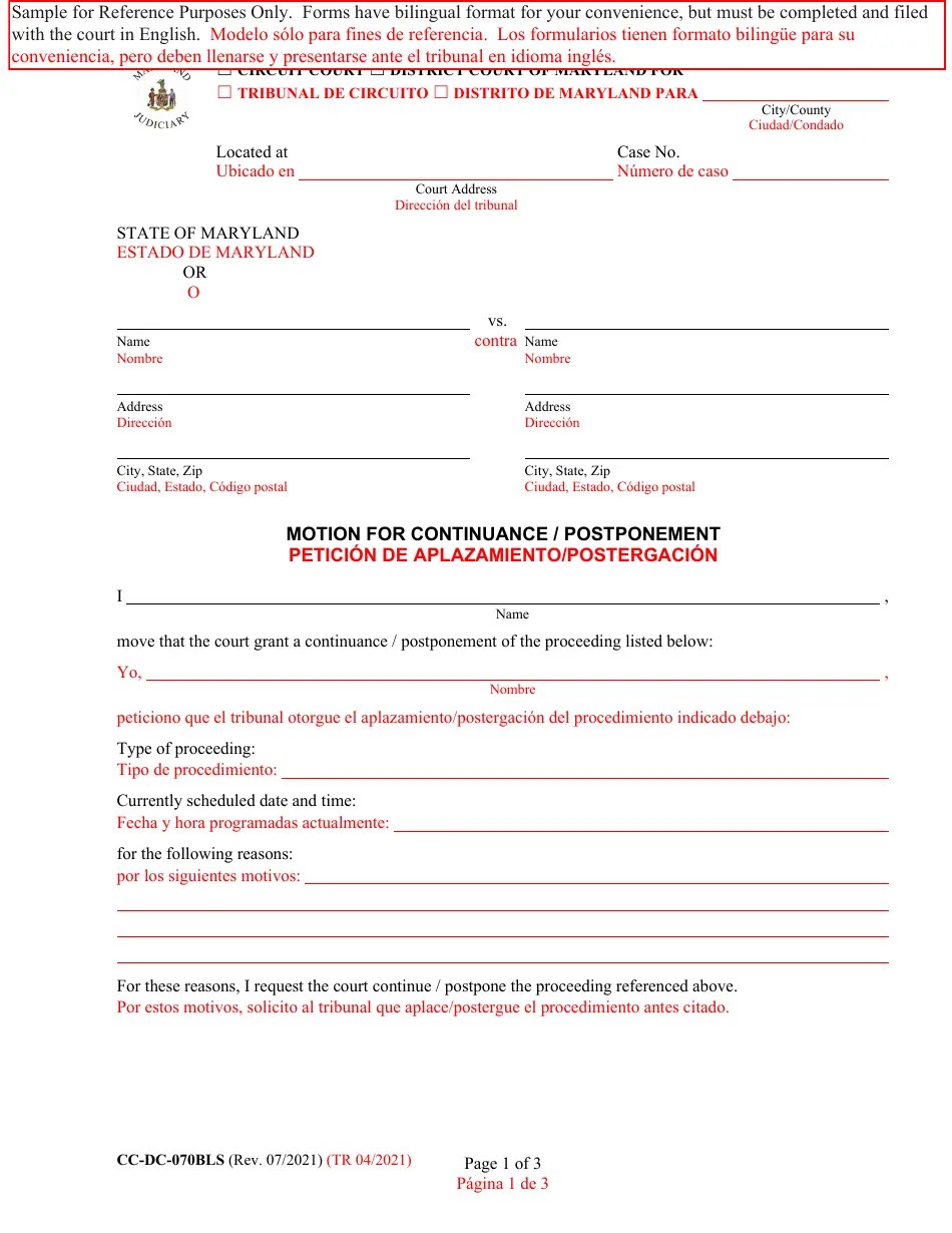 Form CCDC070BLS Fill Out, Sign Online and Download Printable PDF