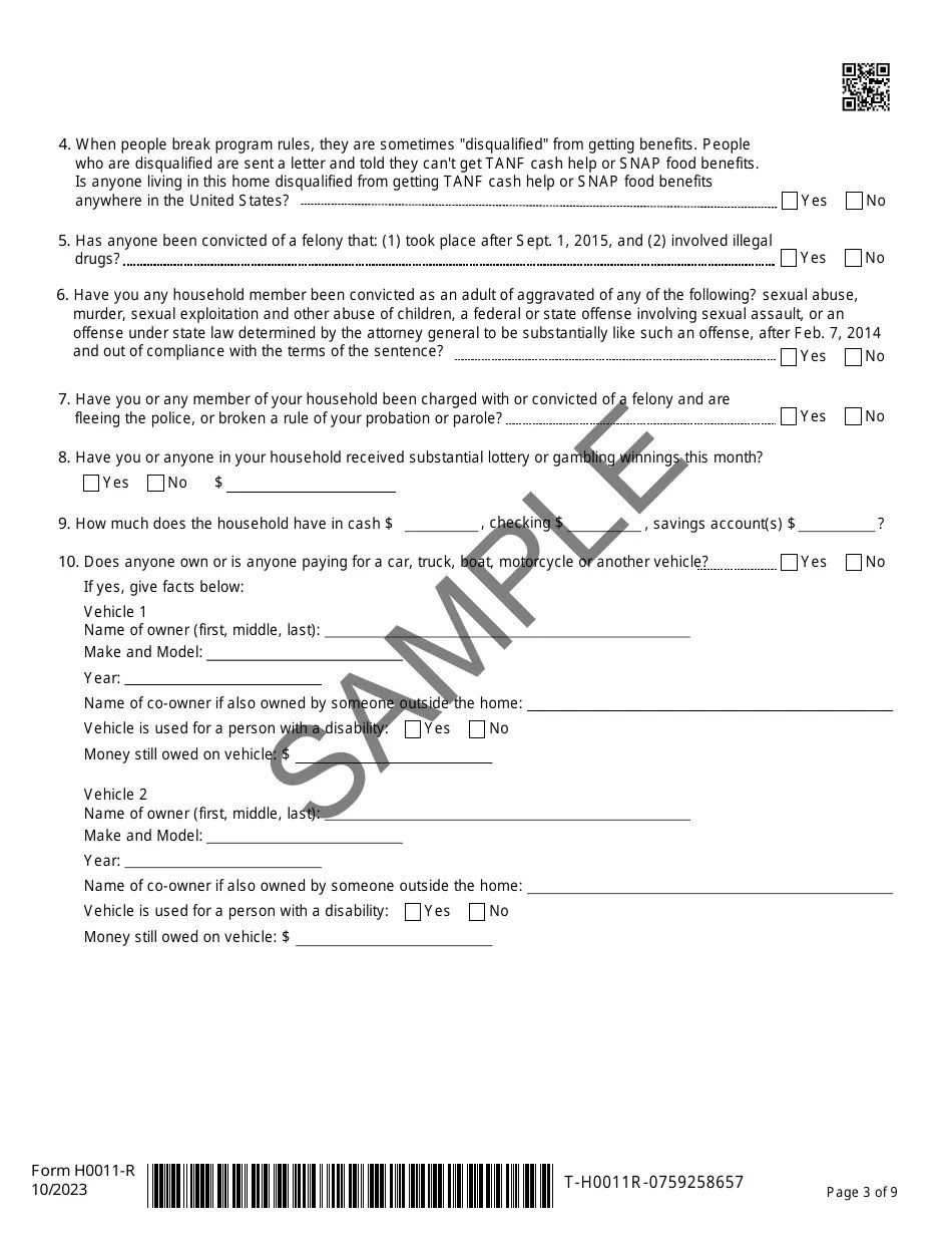 Form H0011R Download Printable PDF or Fill Online Texas Simplified