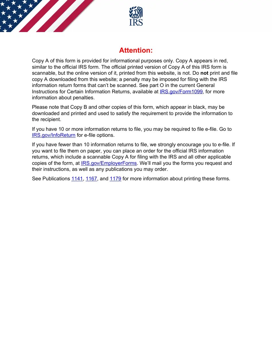 IRS Form 1099-NEC Download Fillable PDF or Fill Online Nonemployee