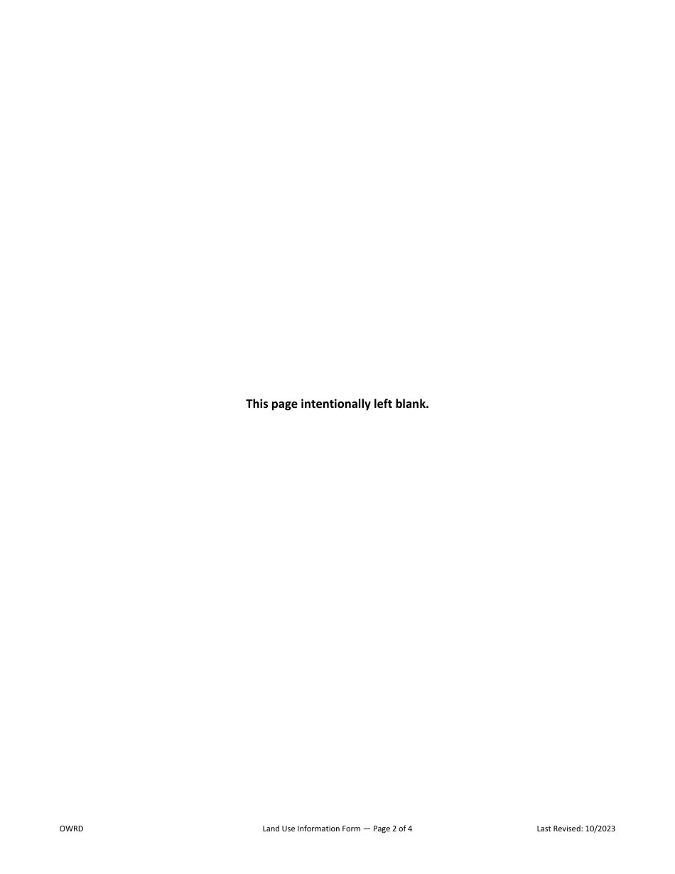 Oregon Land Use Information Form Fill Out, Sign Online and Download