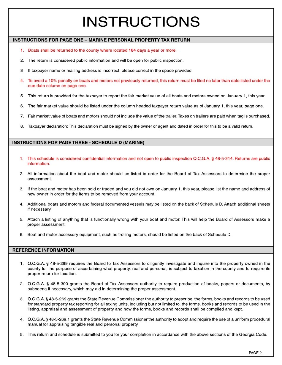 2024 Fayette County, (United States) Personal Property Tax