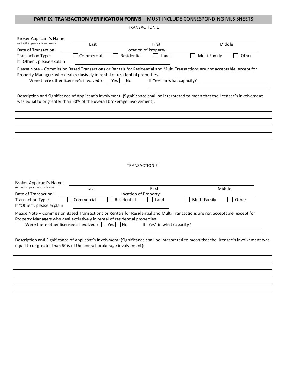 New Hampshire Real Estate Broker Application Form Fill Out, Sign