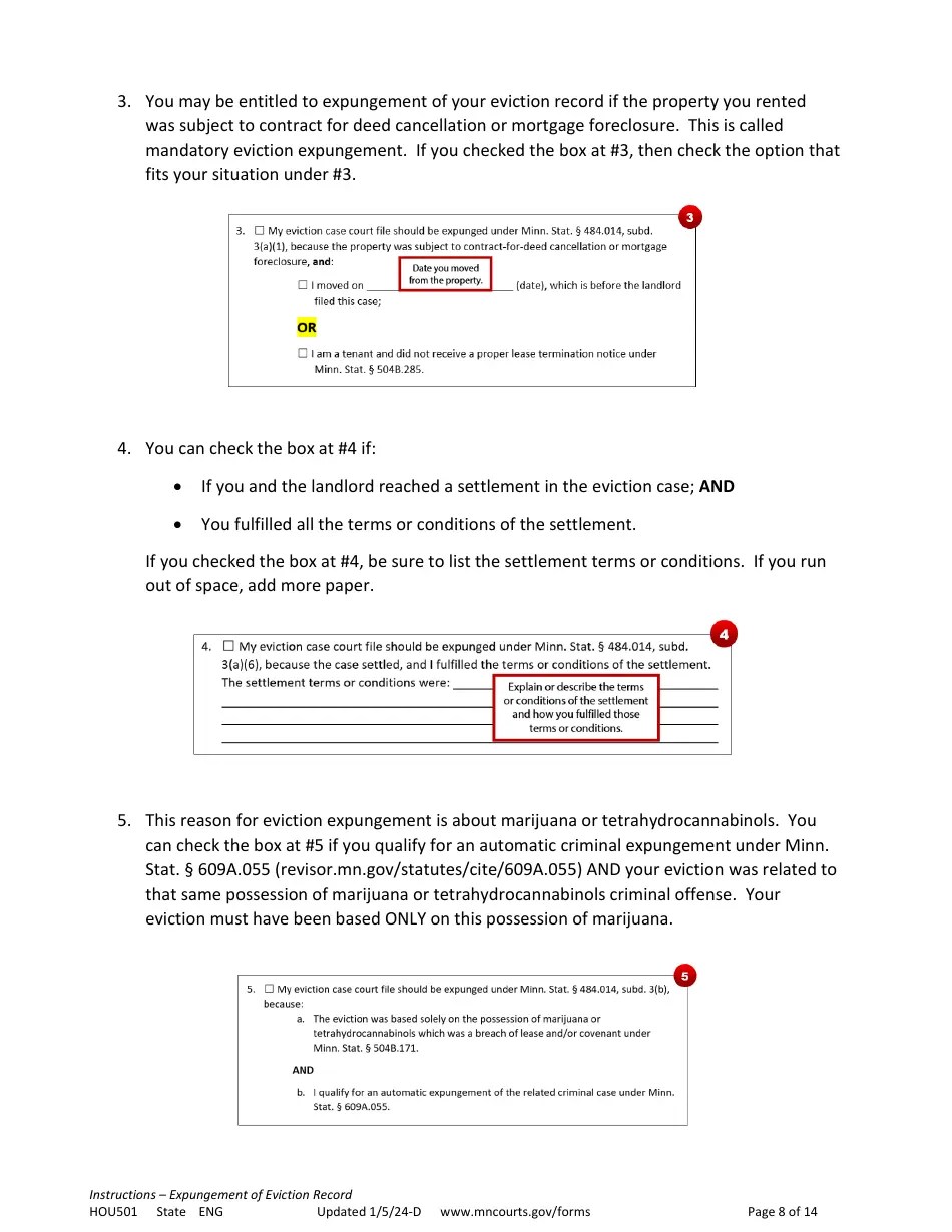 Form HOU501 Download Printable PDF or Fill Online Instructions