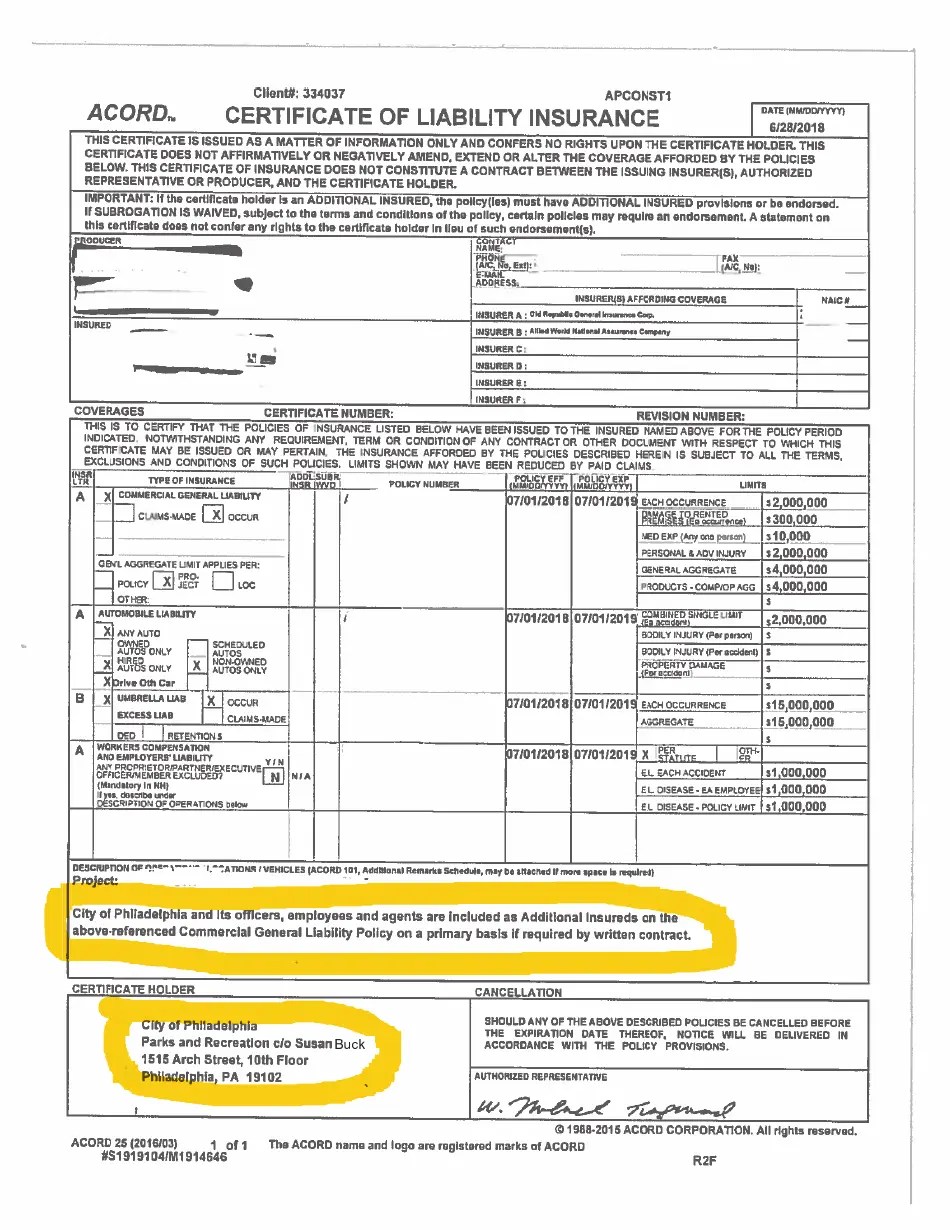 City of Philadelphia, Pennsylvania Hauling Permit Application Fill