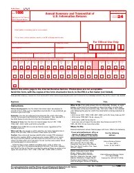 IRS Form 1096 Download Printable PDF or Fill Online Annual Summary and