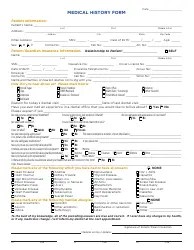 Dental Medical History Form - Fill Out, Sign Online and Download PDF