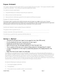 Science Fair Report Template - Fill Out, Sign Online and Download PDF