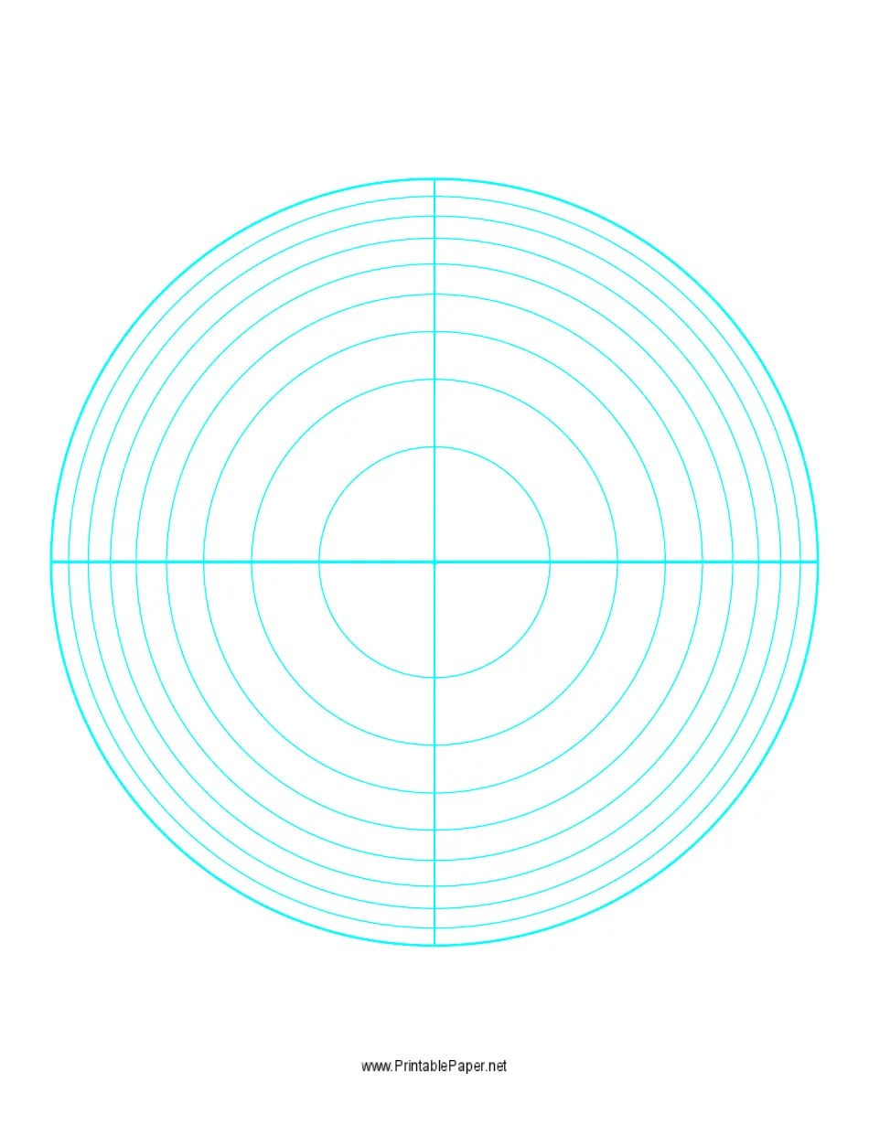 Polar Graph Paper Center Download Printable PDF Templateroller