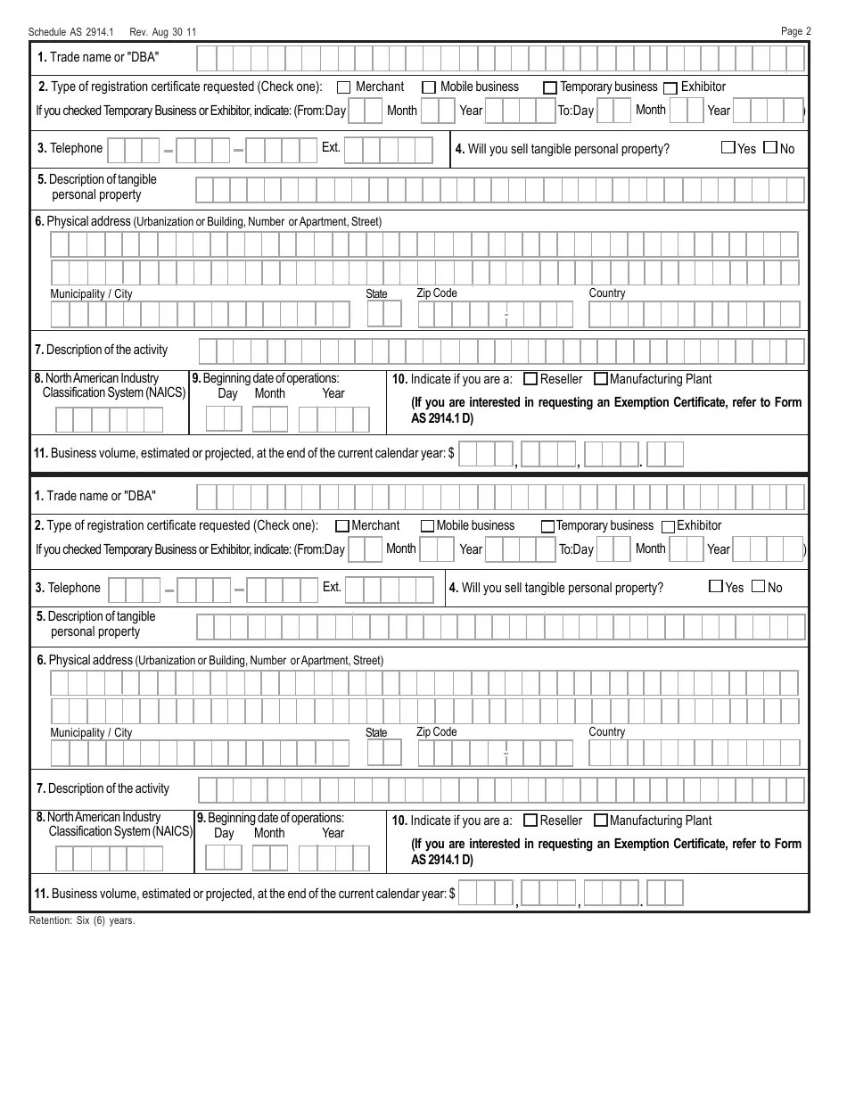 Form AS2914.1 Fill Out, Sign Online and Download Printable PDF