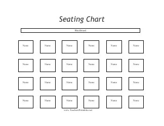 Concert Band/Orchestra Seating Chart Download Printable PDF