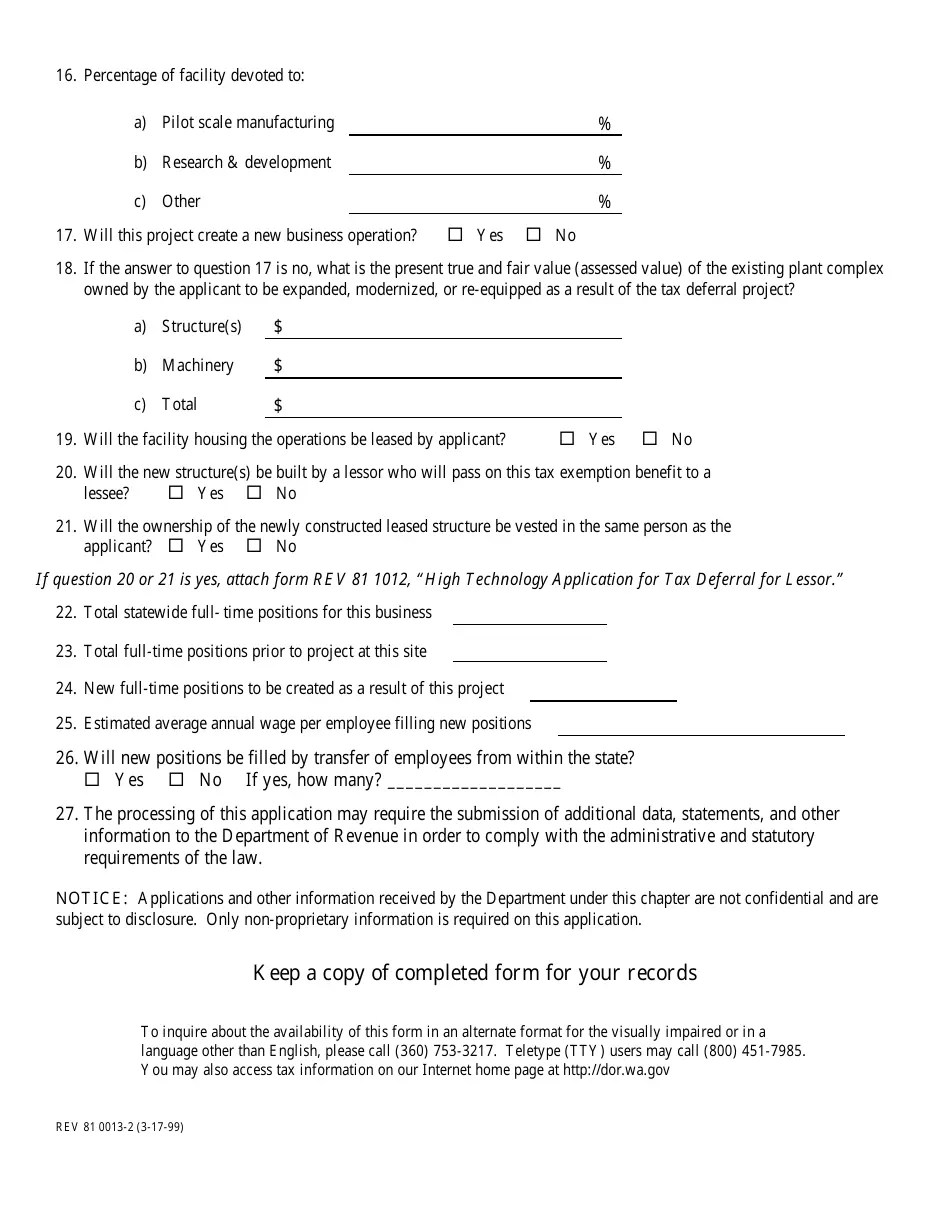 Form REV81 10131 Fill Out, Sign Online and Download Printable PDF