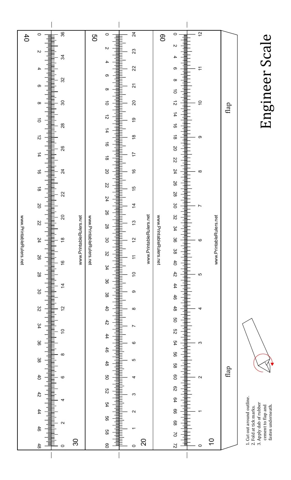 Printable 12 Inch Ruler