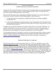 Download Instructions for Form SSA-16 Application for Disability